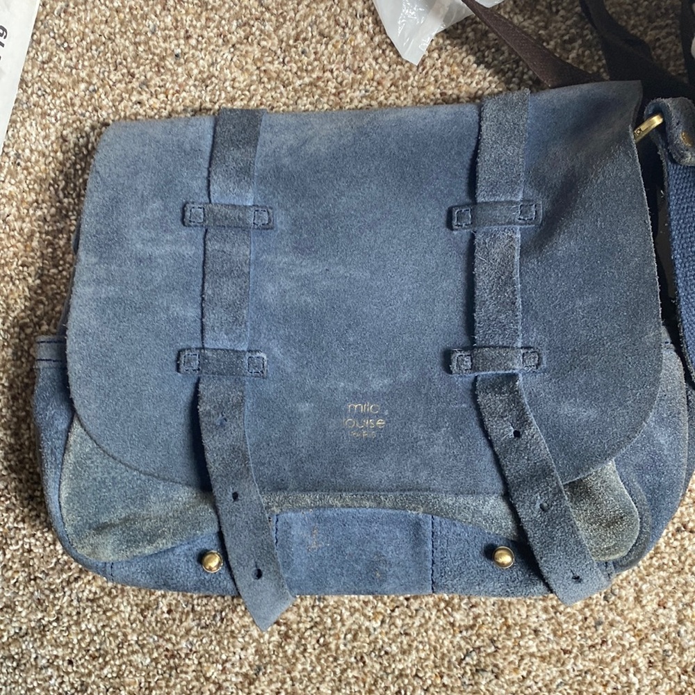 Mila Louise suede bag